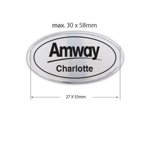 engraved name tag model tag 6 in silver