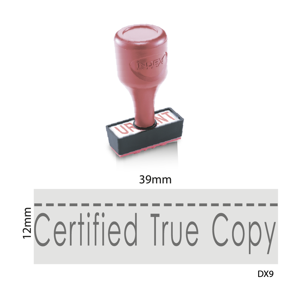 Transperant Certified Original Stamp