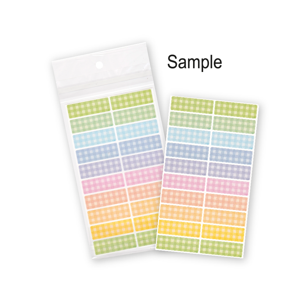 Printed Checked Sticker Checkered Pattern Commercial Sticker | AE Stamp Singapore – A E Stamp ...