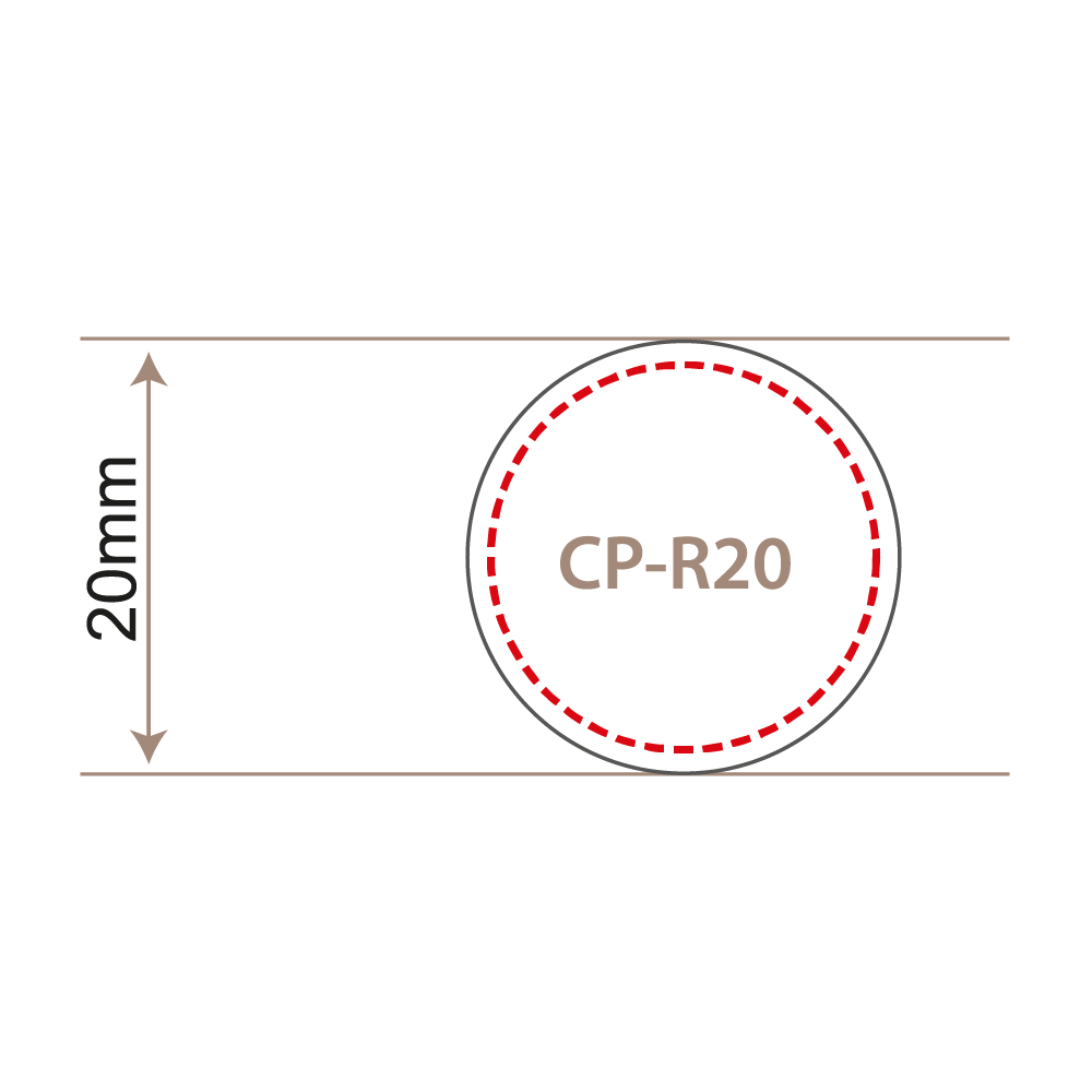 20mm Round Lapel Pin