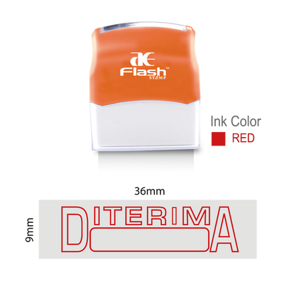 Diterima Stamp (Box)