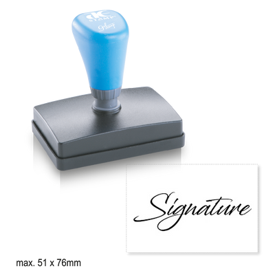 Extra Large Pre-Inked Signature Stamp