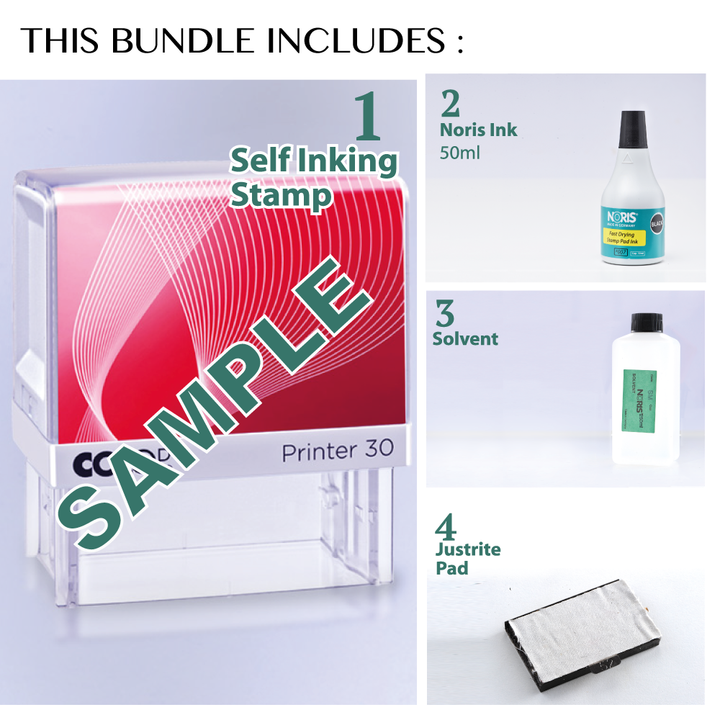 Fast Dry Self Inking Stamp | R17