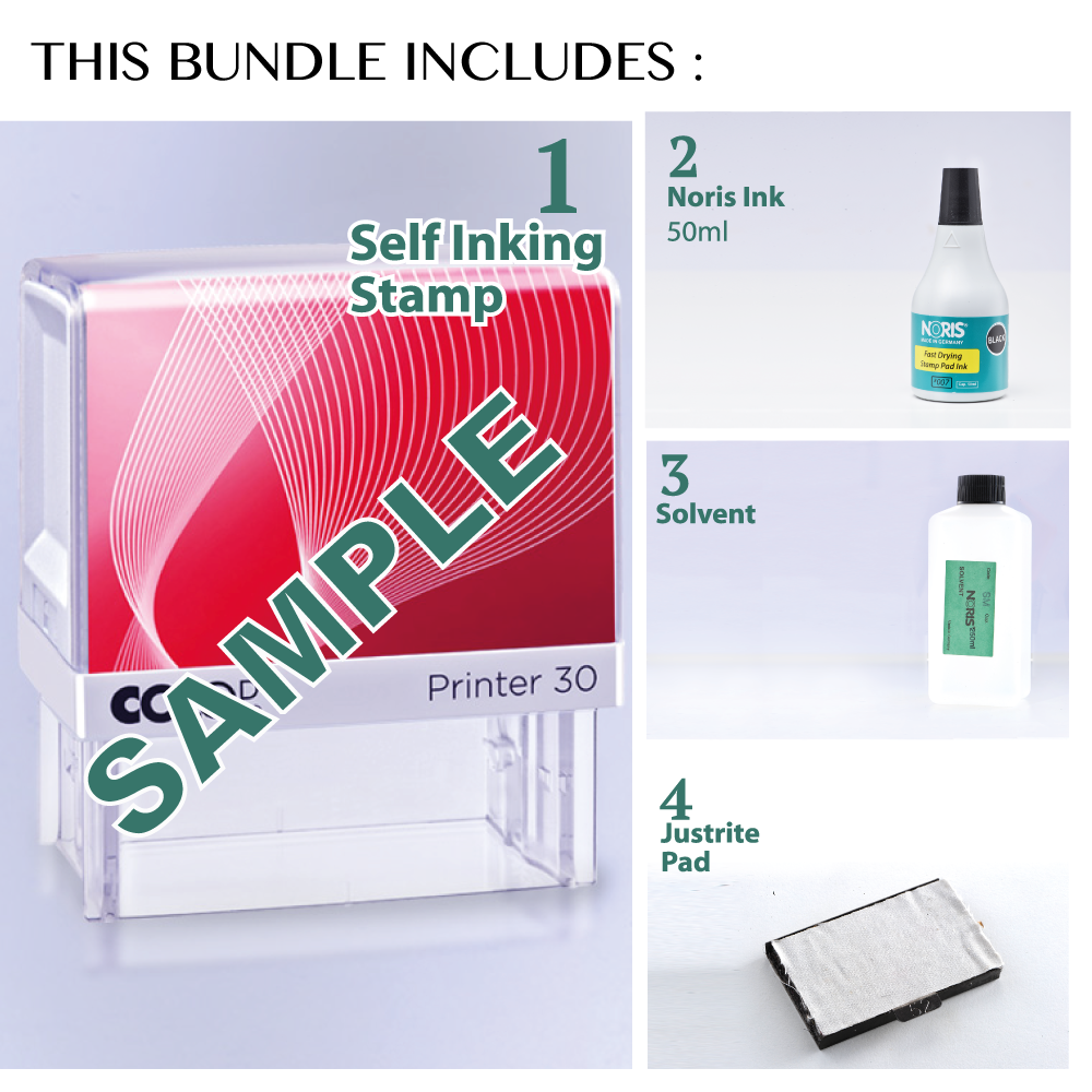 Fast Dry Self Inking Stamp | P10