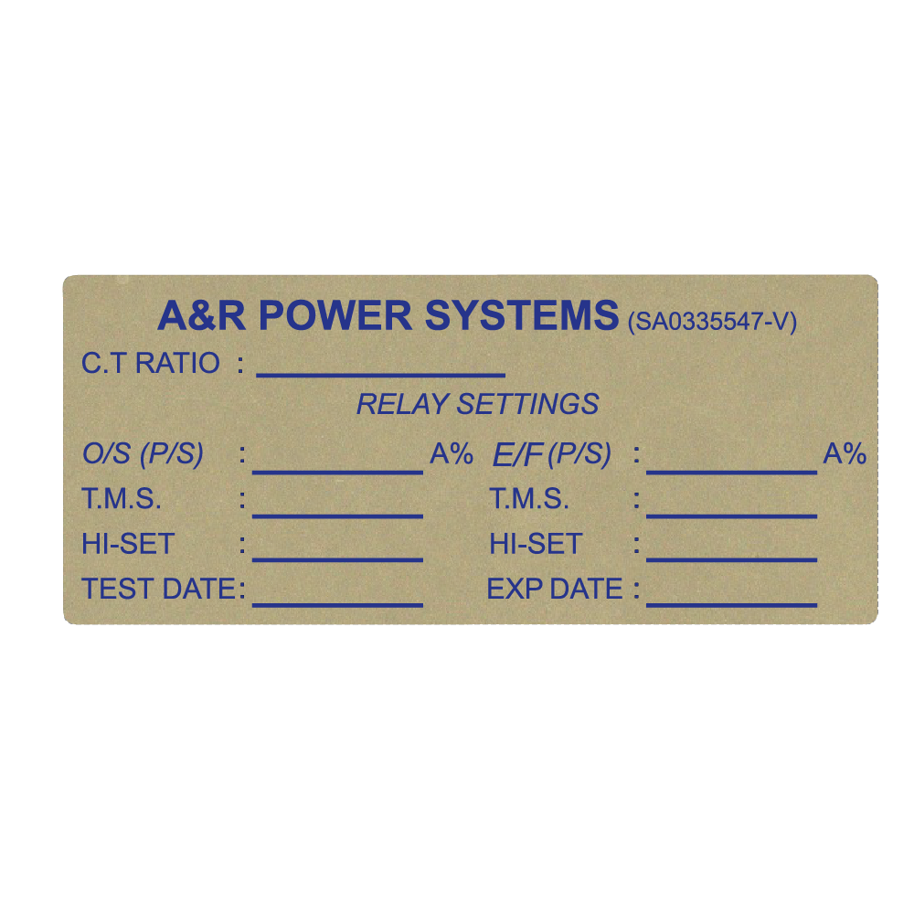 Gold Commercial Stickers