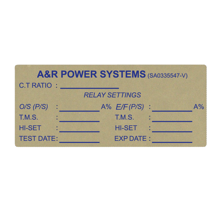 Gold Commercial Stickers