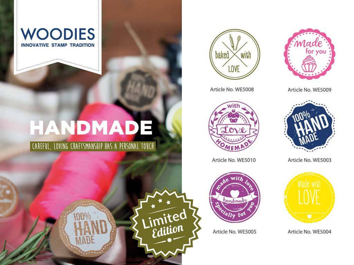 Woodies Handmade Stamp Box Set | Limited Edition
