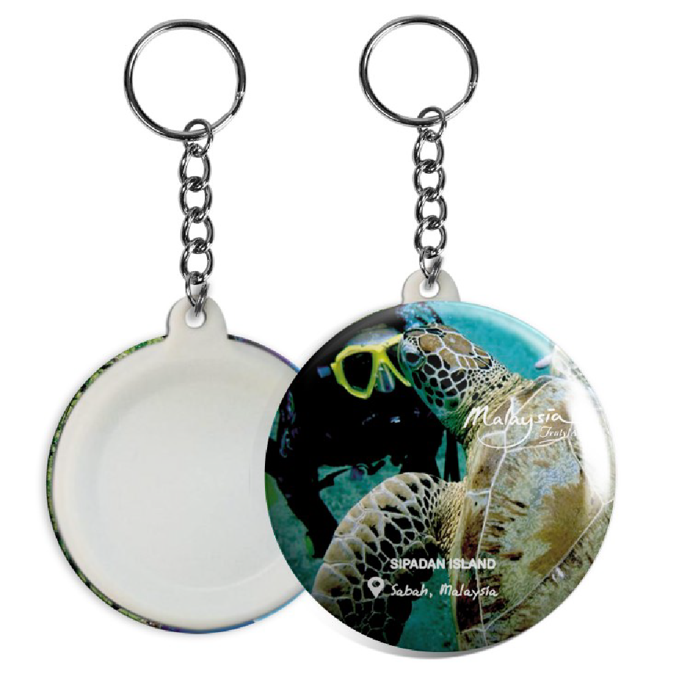 keychain button badge