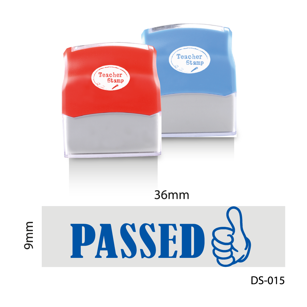 Passed Stamp Teacher Stock Stamp AE Stamp Singapore A E Stamp