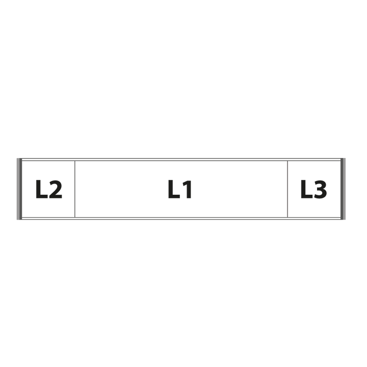 1 Layer Sliding Wall Sign | Model: SW-3