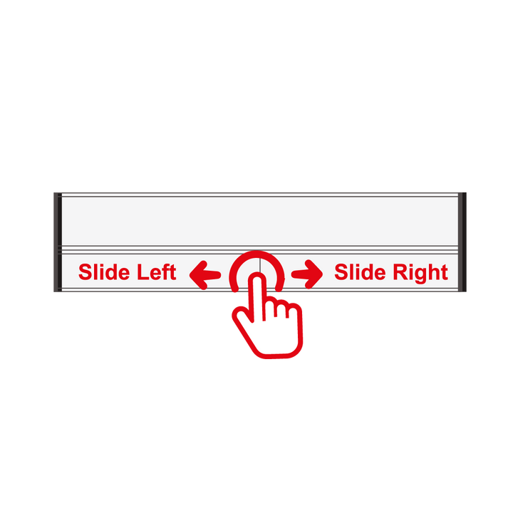 2 Layer Sliding Wall Sign