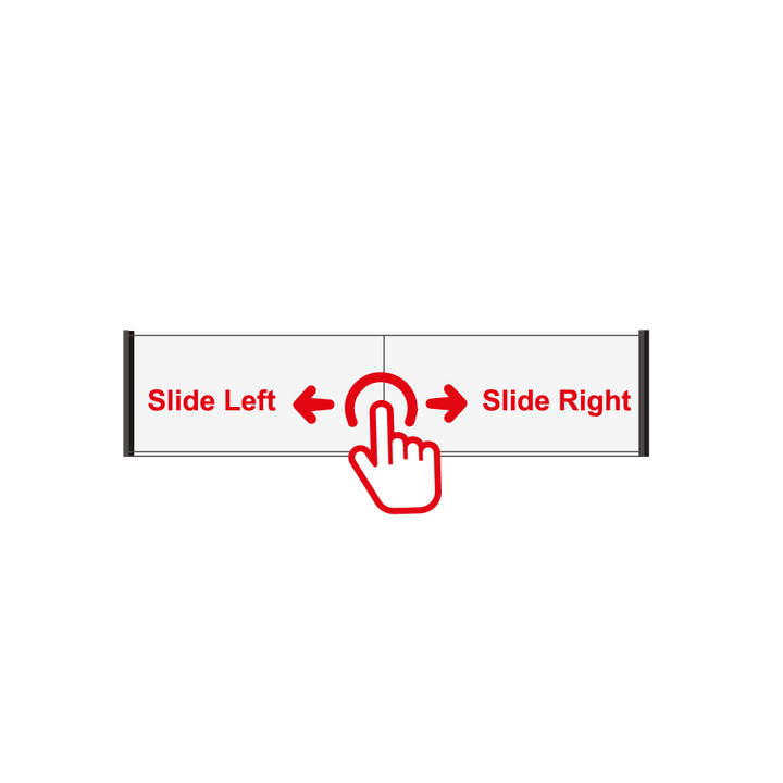 1 Layer Sliding Wall Sign | Model: SW-4