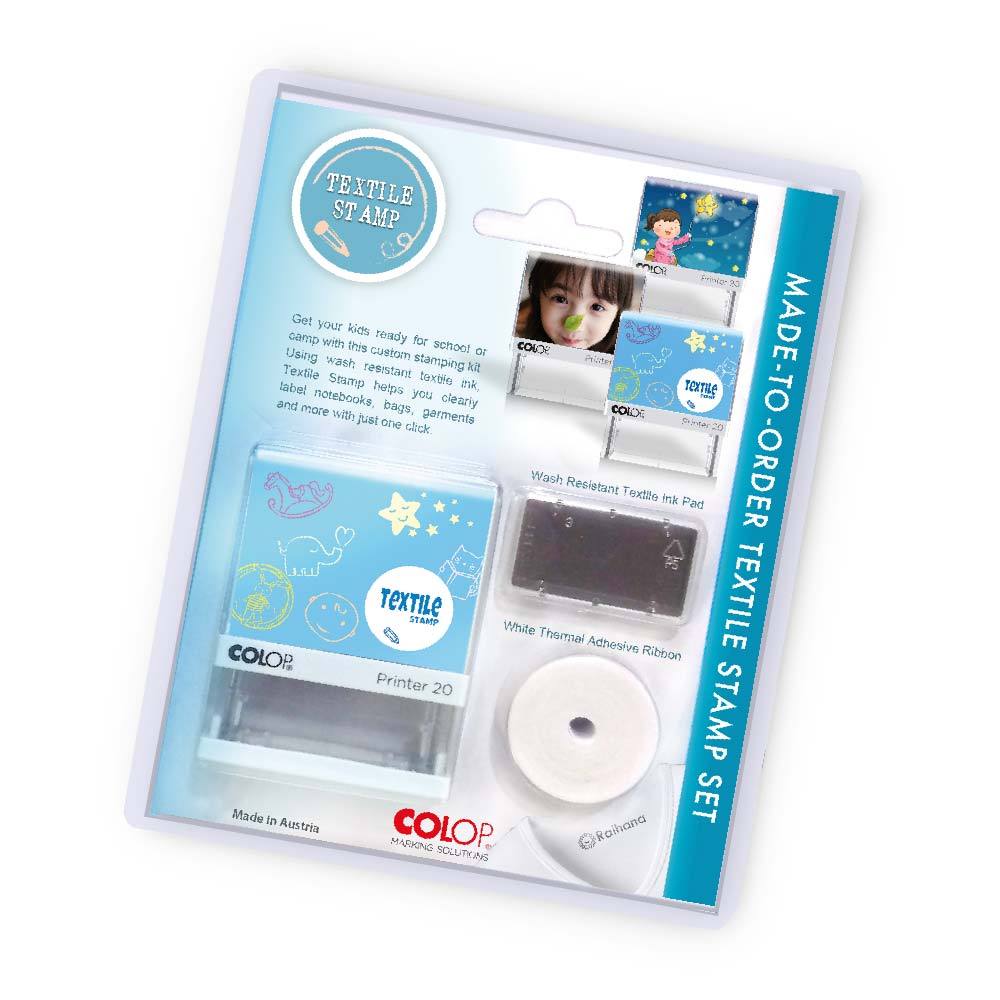 COLOP self inking Customizable Textile Stamp Singapore P20S