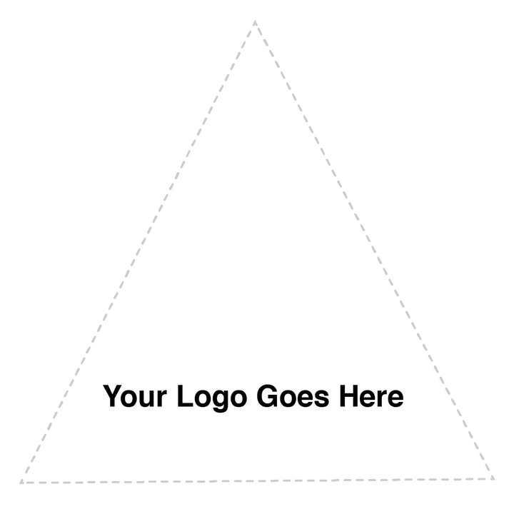 Triangle Shaped Logo Stamp | Self-inking