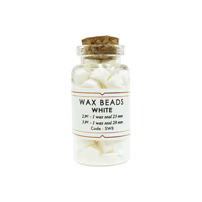 White Wax Beads